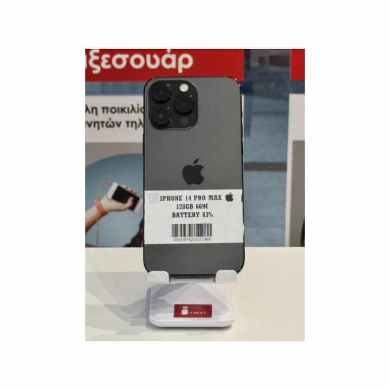 IPHONE 14-PRO-MAX 128GB SPACE BLACK ΜΕΤΑΧΕΙΡΙΣΜΕΝΟ