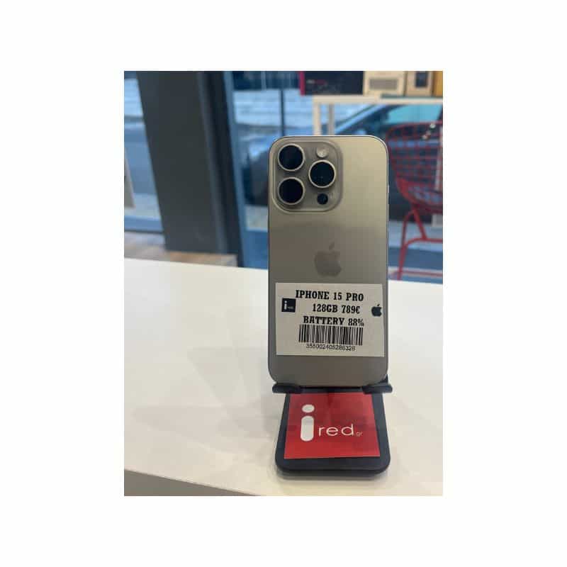 IPHONE 15-PRO 128GB NATURAL TITANIUM ΜΕΤΑΧΕΙΡΙΣΜΕΝΟ