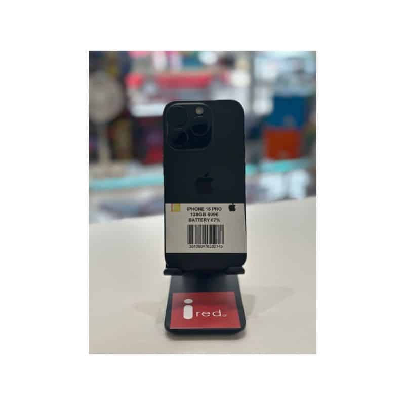 IPHONE 15-PRO 128GB BLACK TITANIUM ΜΕΤΑΧΕΙΡΙΣΜΕΝΟ