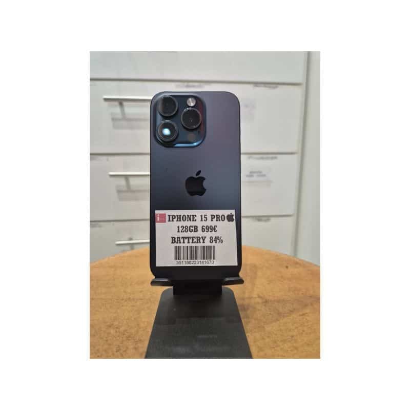 IPHONE 15-PRO 128GB BLUE TITANIUM ΜΕΤΑΧΕΙΡΙΣΜΕΝΟ