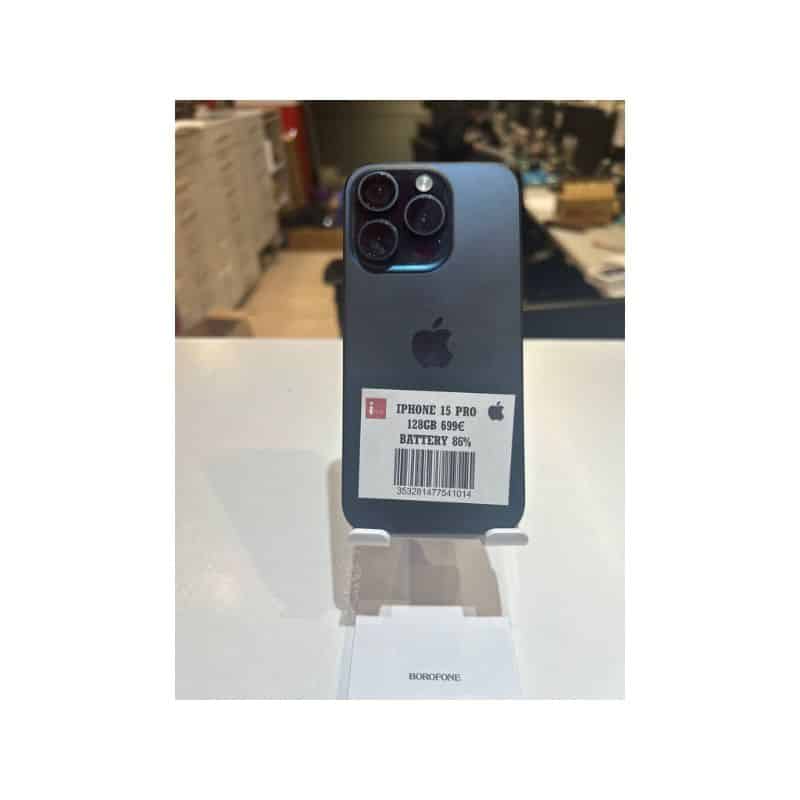 IPHONE 15-PRO 128GB BLUE TITANIUM ΜΕΤΑΧΕΙΡΙΣΜΕΝΟ