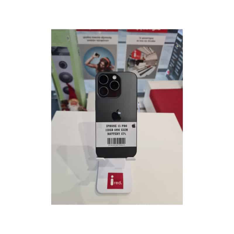 IPHONE 15-PRO 128GB BLACK TITANIUM ΜΕΤΑΧΕΙΡΙΣΜΕΝΟ
