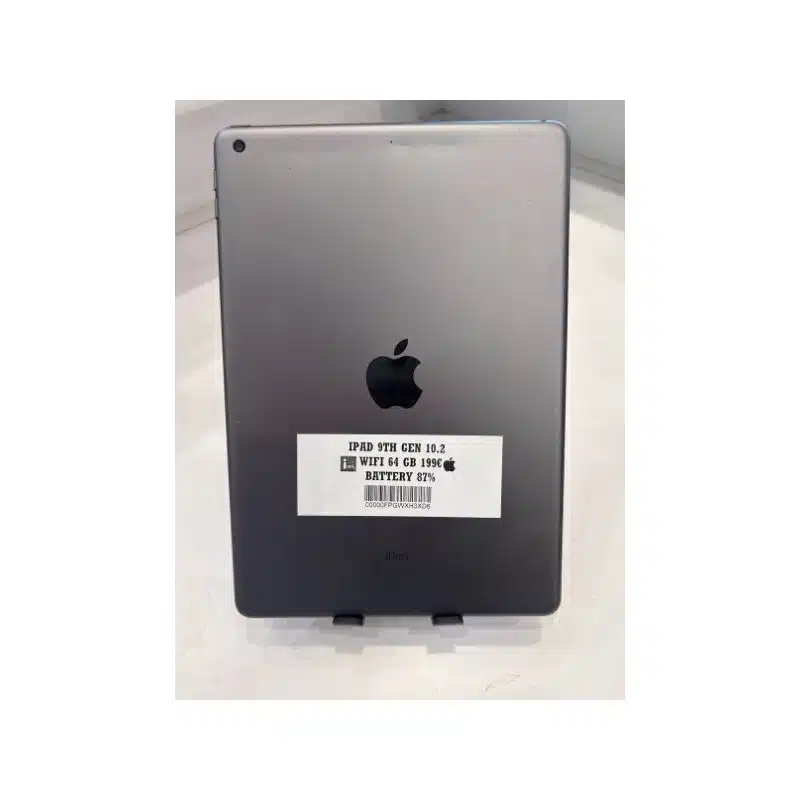 IPAD 9TH GEN 10.2 WIFI 64GB SPACE GREY ΜΕΤΑΧΕΙΡΙΣΜΕΝΟ