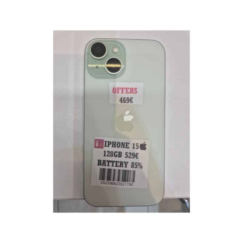 IPHONE 15 128GB GREEN ΜΕΤΑΧΕΙΡΙΣΜΕΝΟ