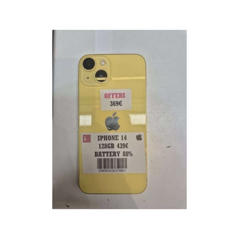 IPHONE 14 128GB YELLOW ΜΕΤΑΧΕΙΡΙΣΜΕΝΟ