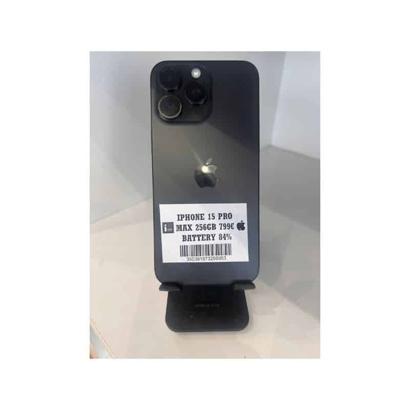 IPHONE 15-PRO-MAX 256GB BLACK TITANIUM ΜΕΤΑΧΕΙΡΙΣΜΕΝΟ