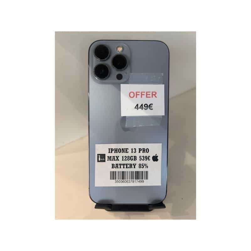 IPHONE 13-PRO-MAX 128GB SIERRA BLUE ΜΕΤΑΧΕΙΡΙΣΜΕΝΟ