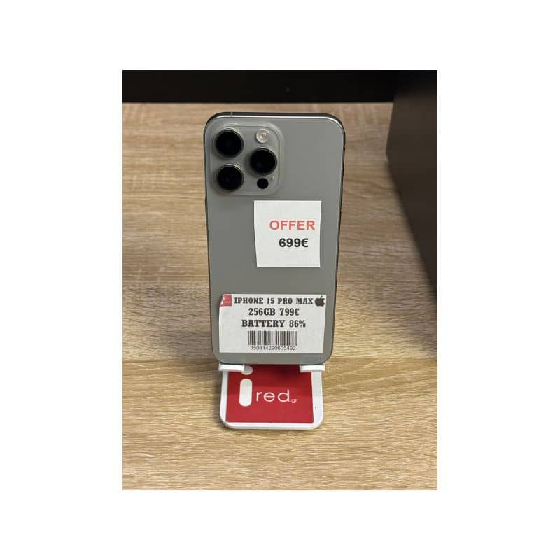 IPHONE 15-PRO-MAX 256GB NATURAL TITANIUM USED