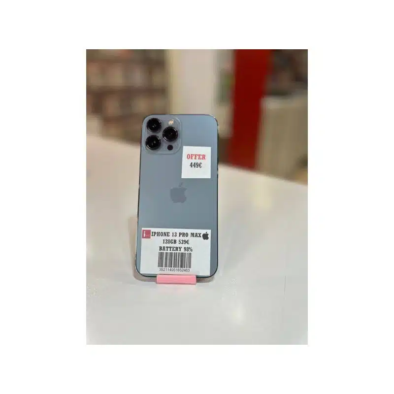 IPHONE 13-PRO-MAX 128GB SIERRA BLUE ΜΕΤΑΧΕΙΡΙΣΜΕΝΟ
