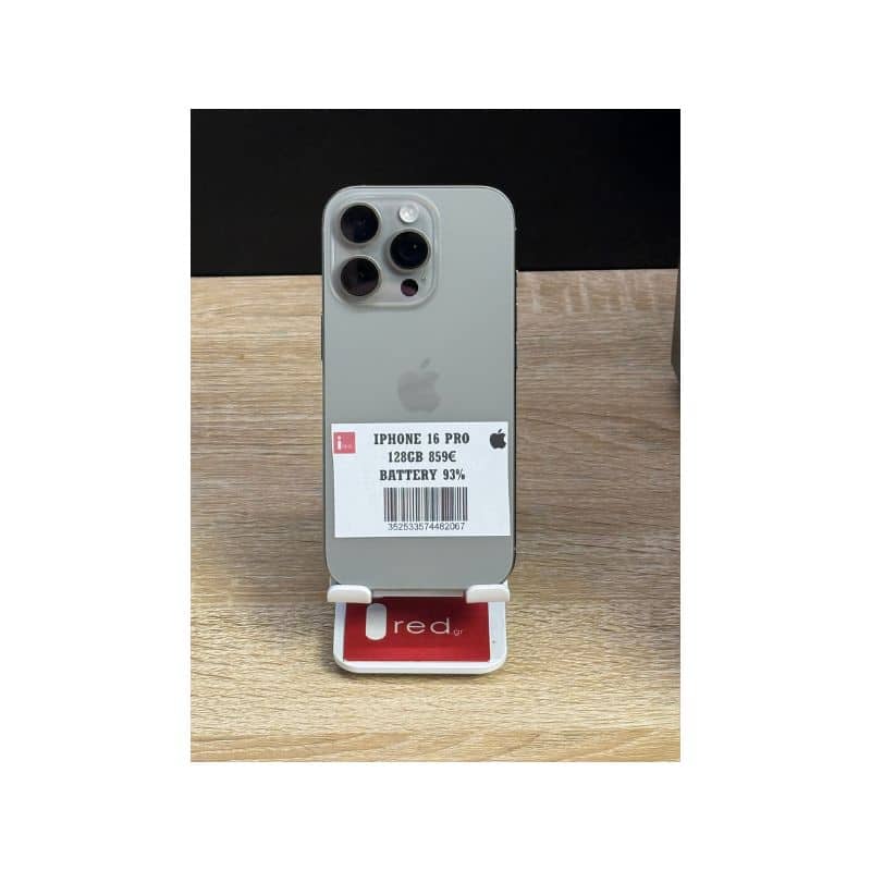 IPHONE 16-PRO 128GB NATURAL TITANIUM ΜΕΤΑΧΕΙΡΙΣΜΕΝΟ