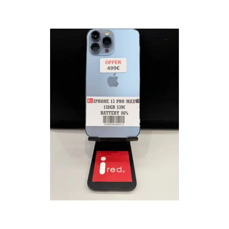 IPHONE 13-PRO-MAX 128GB BLUE ΜΕΤΑΧΕΙΡΙΣΜΕΝΟ