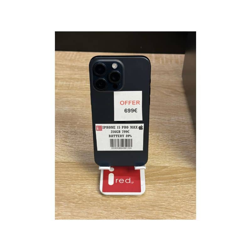 IPHONE 15-PRO-MAX 256GB BLUE TITANIUM ΜΕΤΑΧΕΙΡΙΣΜΕΝΟ