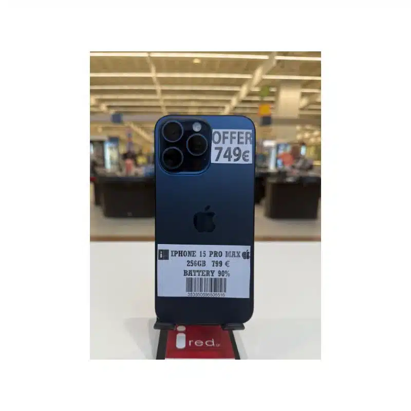 IPHONE 15-PRO-MAX 256GB Blue Titanium ΜΕΤΑΧΕΙΡΙΣΜΕΝΟ