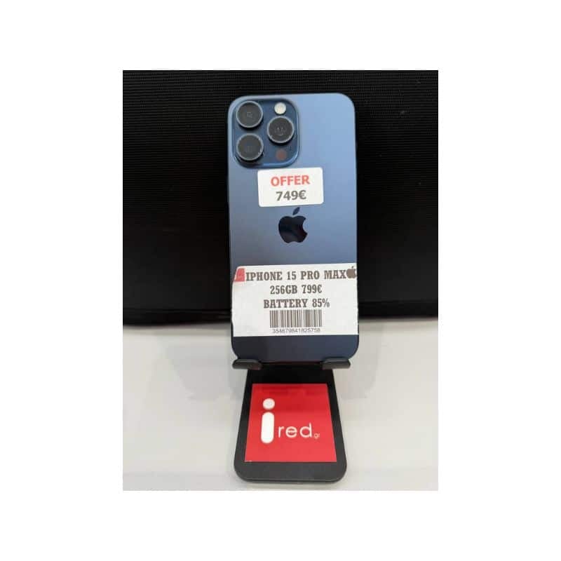 IPHONE 15-PRO-MAX 256GB BLUE TITANIUM USED