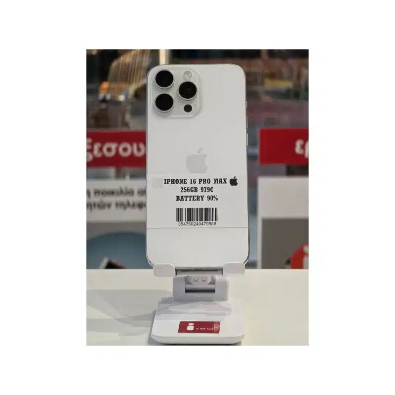 IPHONE 16-PRO-MAX 256GB WHITE TITANIUM ΜΕΤΑΧΕΙΡΙΣΜΕΝΟ