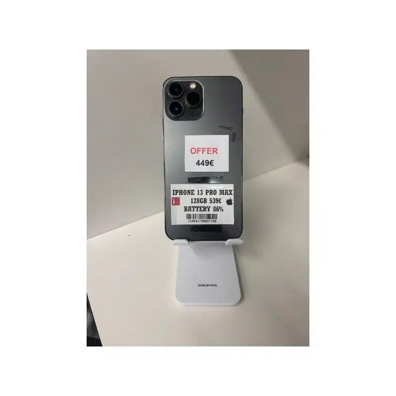 IPHONE 13-PRO-MAX 128GB SPACE GREY ΜΕΤΑΧΕΙΡΙΣΜΕΝΟ