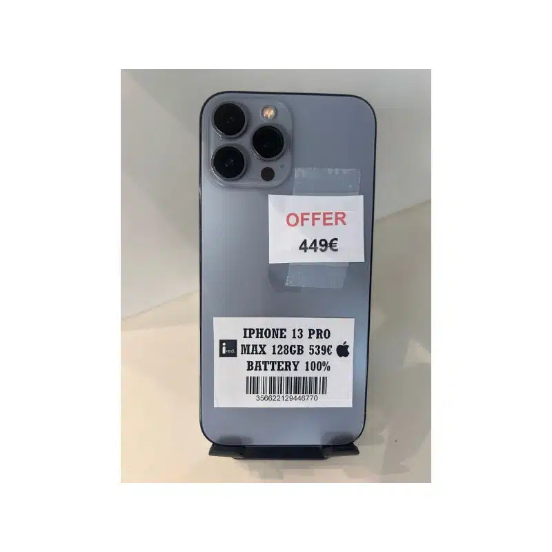 IPHONE 13-PRO-MAX 128GB SIERRA BLUE ΜΕΤΑΧΕΙΡΙΣΜΕΝΟ