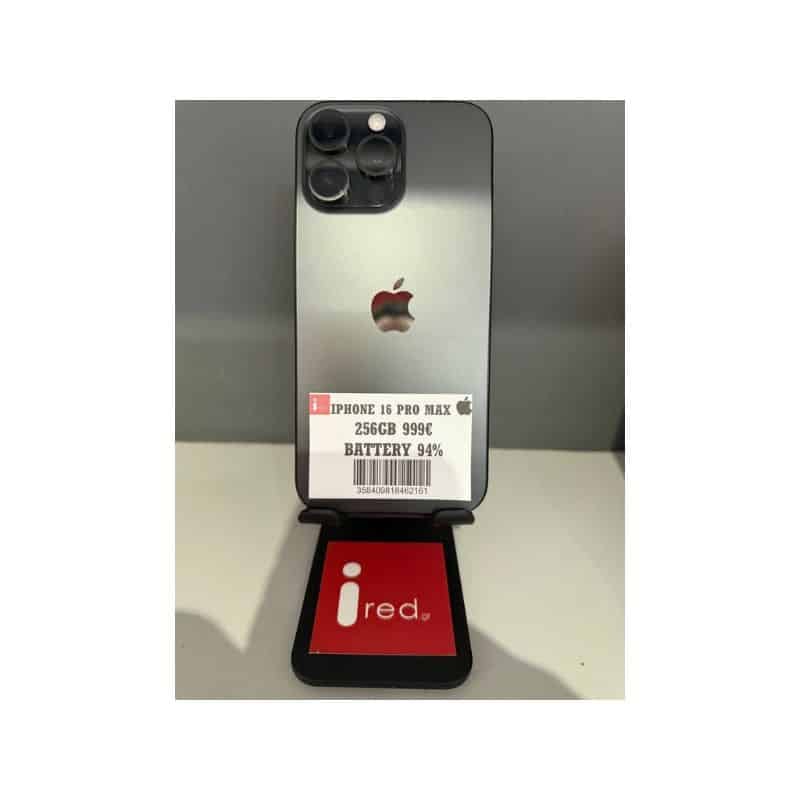 IPHONE 16-PRO-MAX 256GB BLACK ΜΕΤΑΧΕΙΡΙΣΜΕΝΟ