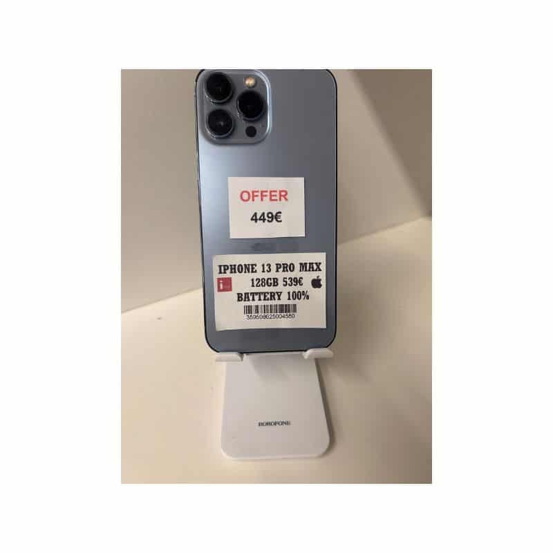 IPHONE 13-PRO-MAX 128GB SIERRA BLUE ΜΕΤΑΧΕΙΡΙΣΜΕΝΟ