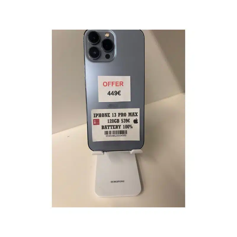 IPHONE 13-PRO-MAX 128GB SIERRA BLUE ΜΕΤΑΧΕΙΡΙΣΜΕΝΟ