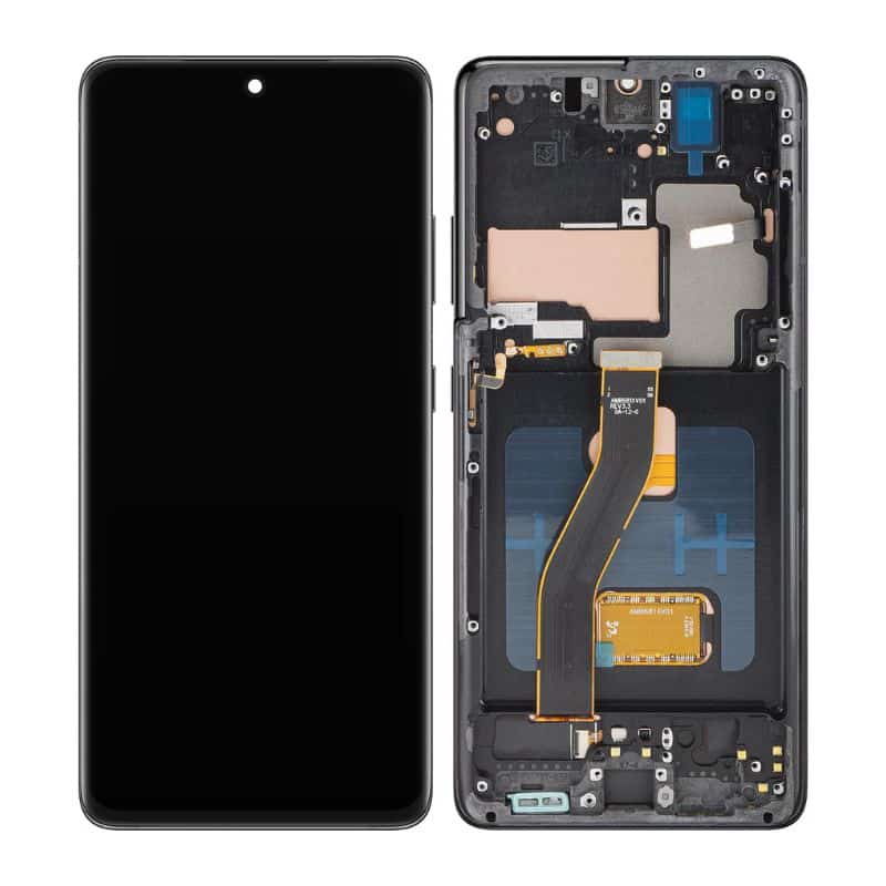 LCD & DIGITIZER WITH FRAME - SAMSUNG GALAXY S21 ULTRA (G998) OLED OEM