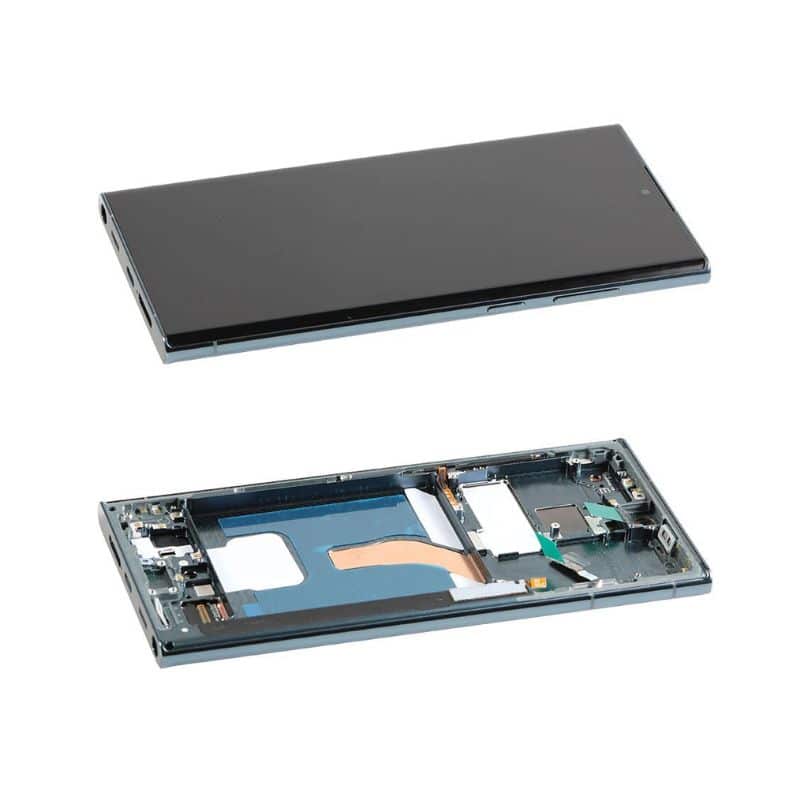 LCD & DIGITIZER WITH FRAME - SAMSUNG GALAXY S22 ULTRA (S908B) OLED OEM
