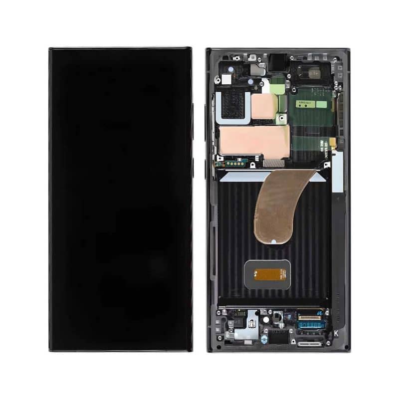 LCD & DIGITIZER WITH FRAME - SAMSUNG GALAXY S23 ULTRA (S918) OLED OEM