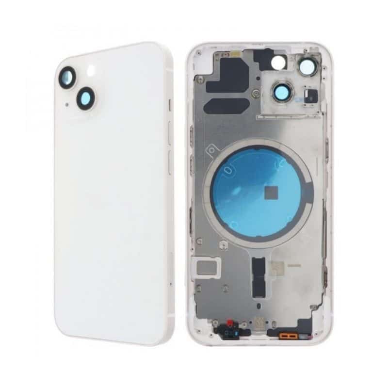 MIDDLE FRAME & BATTERY DOOR WITH SIDE KEYS & MAGNETS - IPHONE 13
