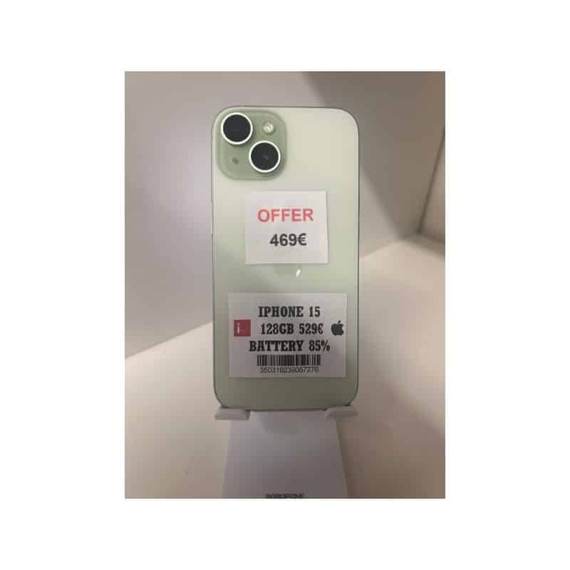 IPHONE 15 128GB GREEN ΜΕΤΑΧΕΙΡΙΣΜΕΝΟ