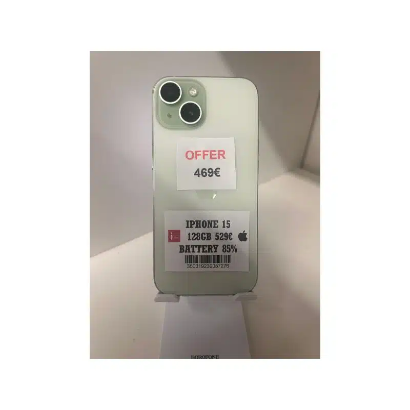 IPHONE 15 128GB GREEN ΜΕΤΑΧΕΙΡΙΣΜΕΝΟ