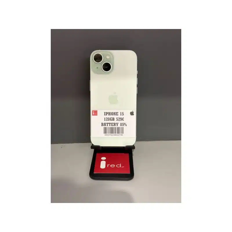 IPHONE 15 128GB GREEN ΜΕΤΑΧΕΙΡΙΣΜΕΝΟ