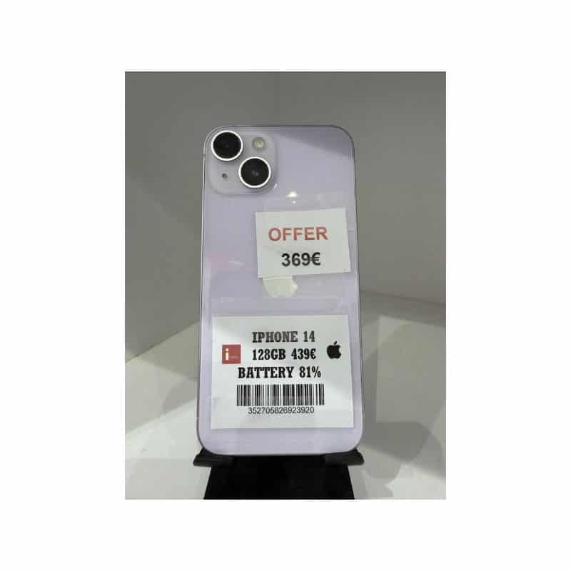 IPHONE 14 128GB PURPLE ΜΕΤΑΧΕΙΡΙΣΜΕΝΟ