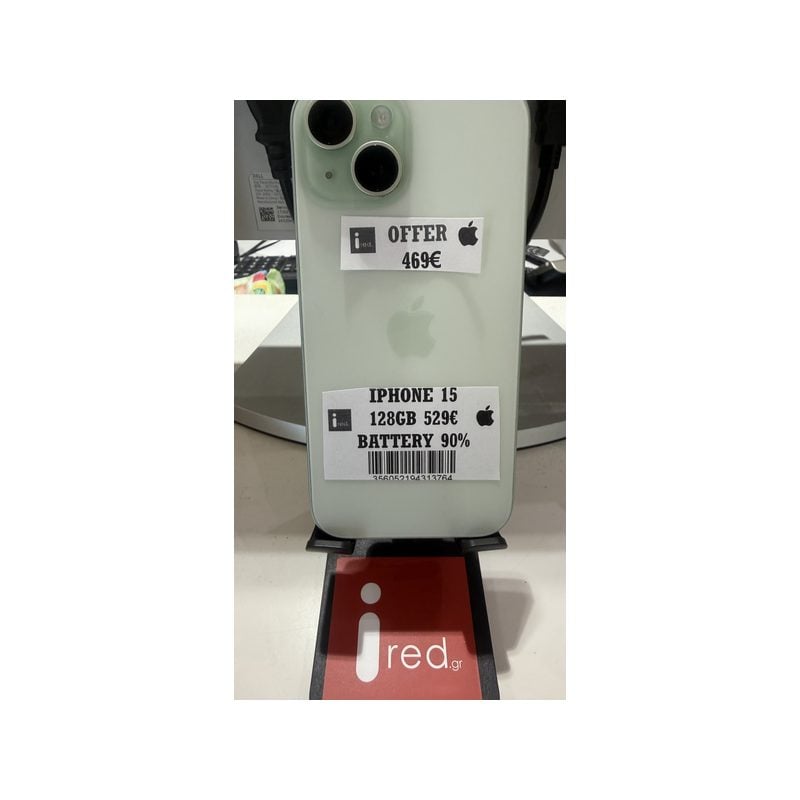 IPHONE 15 128GB GREEN ΜΕΤΑΧΕΙΡΙΣΜΕΝΟ
