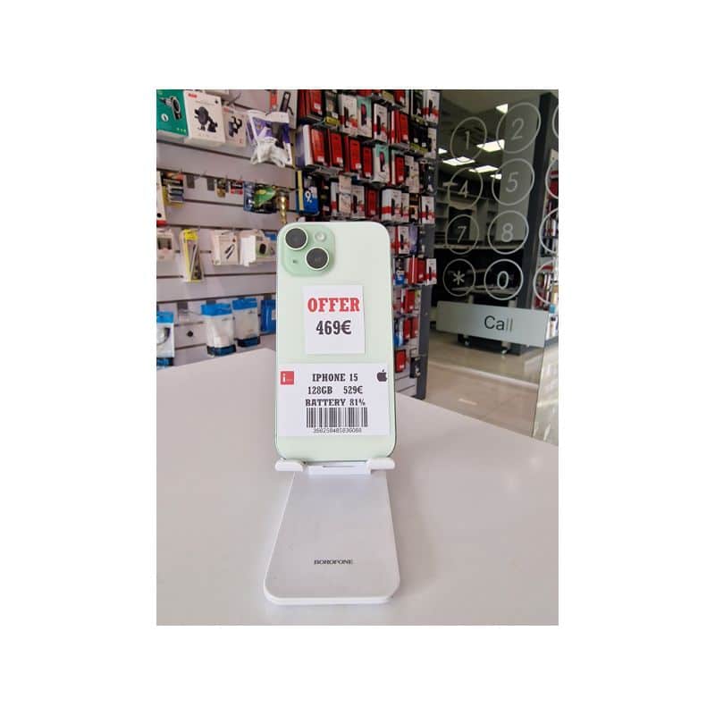 IPHONE 15 128GB GREEN ΜΕΤΑΧΕΙΡΙΣΜΕΝΟ