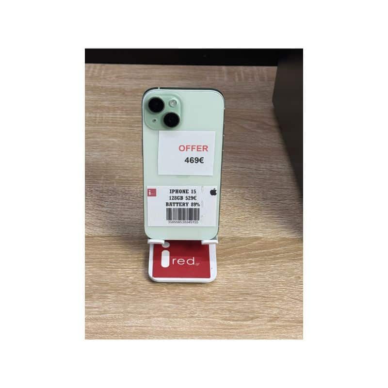 IPHONE 15 128GB GREEN ΜΕΤΑΧΕΙΡΙΣΜΕΝΟ