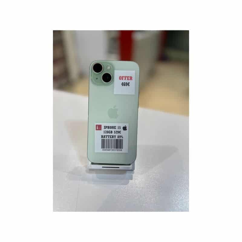 IPHONE 15 128GB GREEN ΜΕΤΑΧΕΙΡΙΣΜΕΝΟ