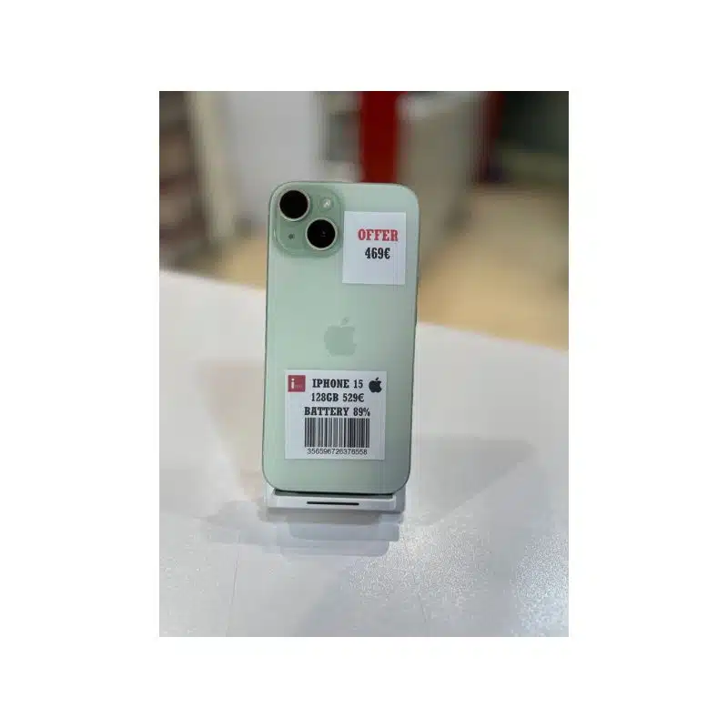 IPHONE 15 128GB GREEN ΜΕΤΑΧΕΙΡΙΣΜΕΝΟ