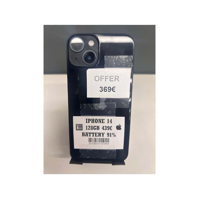 IPHONE 14 128GB BLACK ΜΕΤΑΧΕΙΡΙΣΜΕΝΟ
