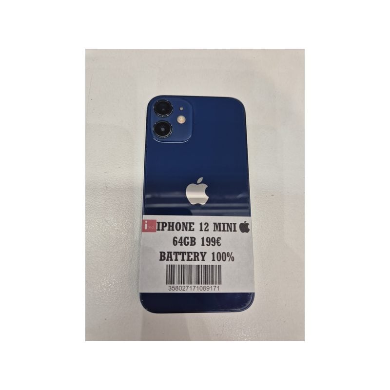IPHONE 12-MINI 64GB BLUE ΜΕΤΑΧΕΙΡΙΣΜΕΝΟ