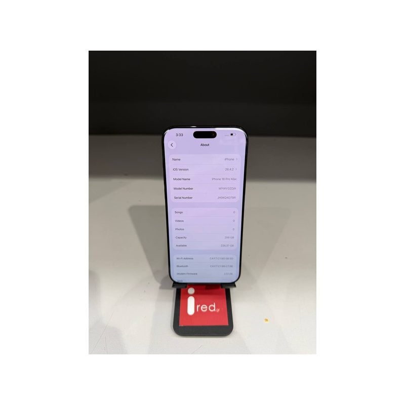 IPHONE 16-PRO-MAX 256GB BLACK ΜΕΤΑΧΕΙΡΙΣΜΕΝΟ