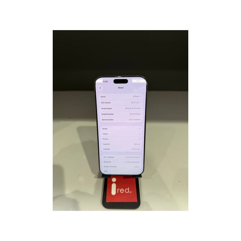 IPHONE 16-PRO-MAX 256GB NATURAL TITANIUM ΜΕΤΑΧΕΙΡΙΣΜΕΝΟ