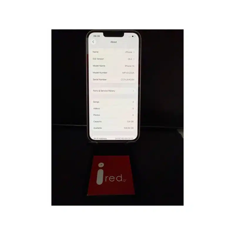 IPHONE 14 128GB PURPLE ΜΕΤΑΧΕΙΡΙΣΜΕΝΟ