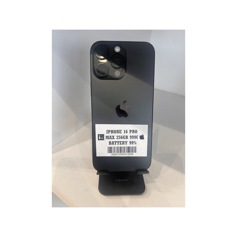 IPHONE 16-PRO-MAX 256GB BLACK TITANIUM ΜΕΤΑΧΕΙΡΙΣΜΕΝΟ