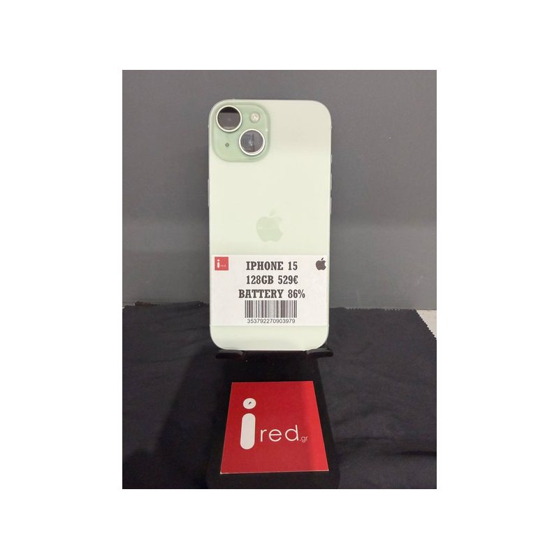 IPHONE 15 128GB GREEN ΜΕΤΑΧΕΙΡΙΣΜΕΝΟ