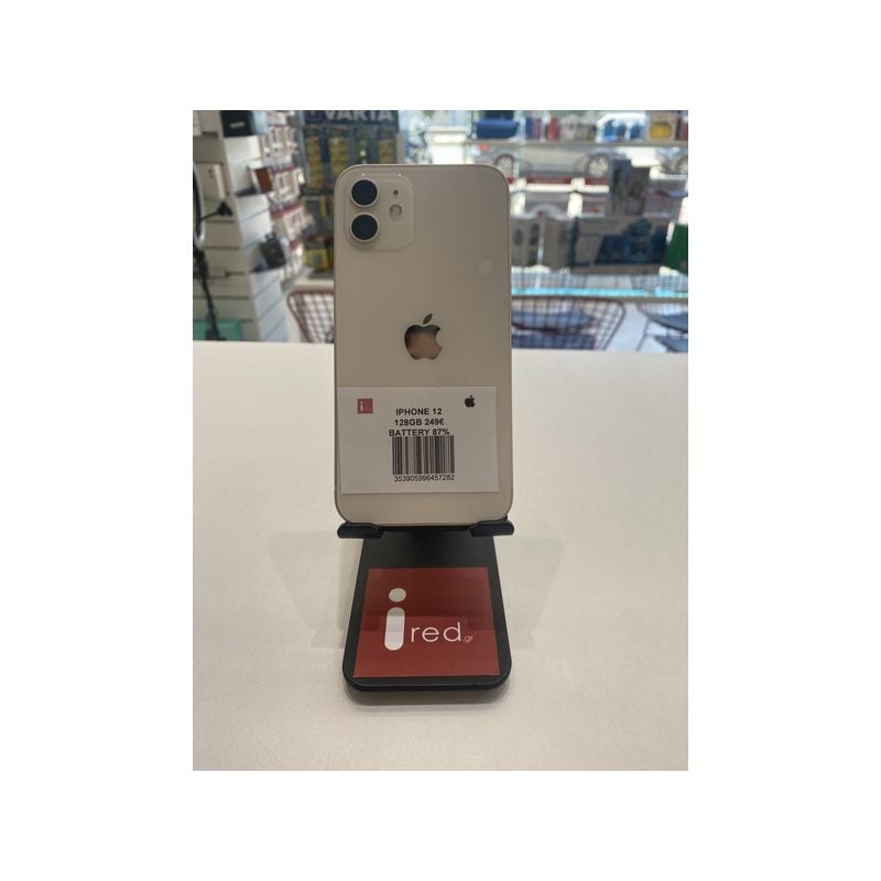 IPHONE 12 128GB ΜΕΤΑΧΕΙΡΙΣΜΕΝΟ ΑΣΠΡΟ