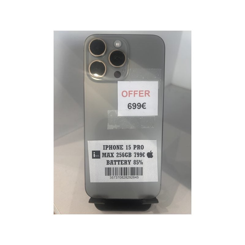 IPHONE 15-PRO-MAX 256GB NATURAL TITANIUM USED
