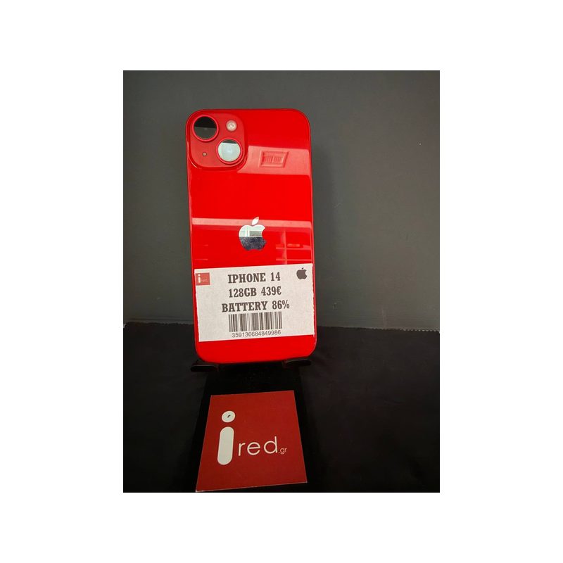 IPHONE 14 128GB RED ΜΕΤΑΧΕΙΡΙΣΜΕΝΟ
