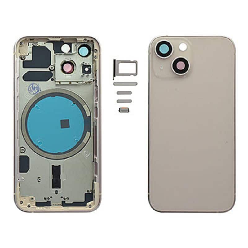 MIDDLE FRAME & BATTERY DOOR WITH SIDE KEYS & MAGNETS - IPHONE 13 MINI (EU)