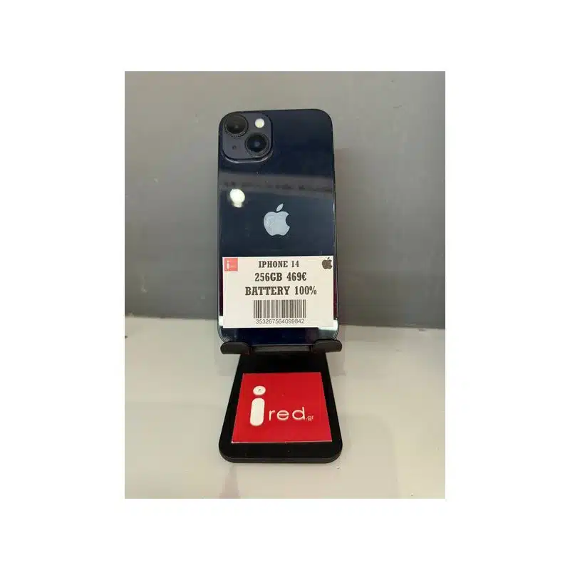 IPHONE 14 256GB BLACK ΜΕΤΑΧΕΙΡΙΣΜΕΝΟ