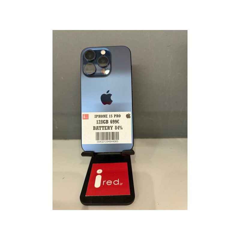 IPHONE 15-PRO 128GB BLUE ΜΕΤΑΧΕΙΡΙΣΜΕΝΟ